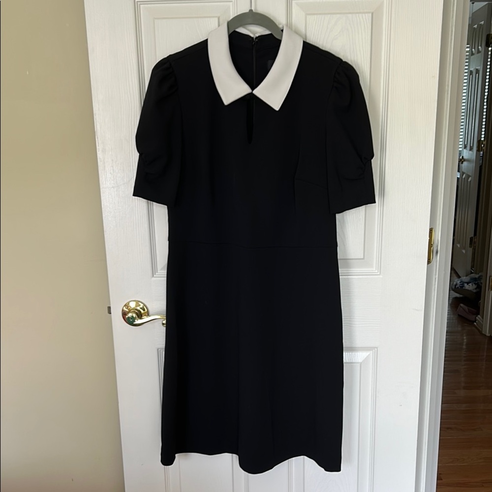 DKNY Classic Black and White Dress